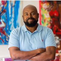 Modern artist creative art black artist