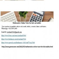 mathematics science tutor